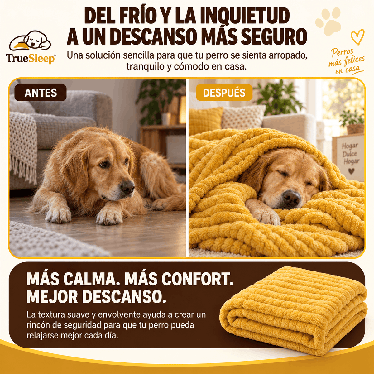 TrueSleep Manta Refugio™ | Su lugar Seguro, Esté Donde Esté