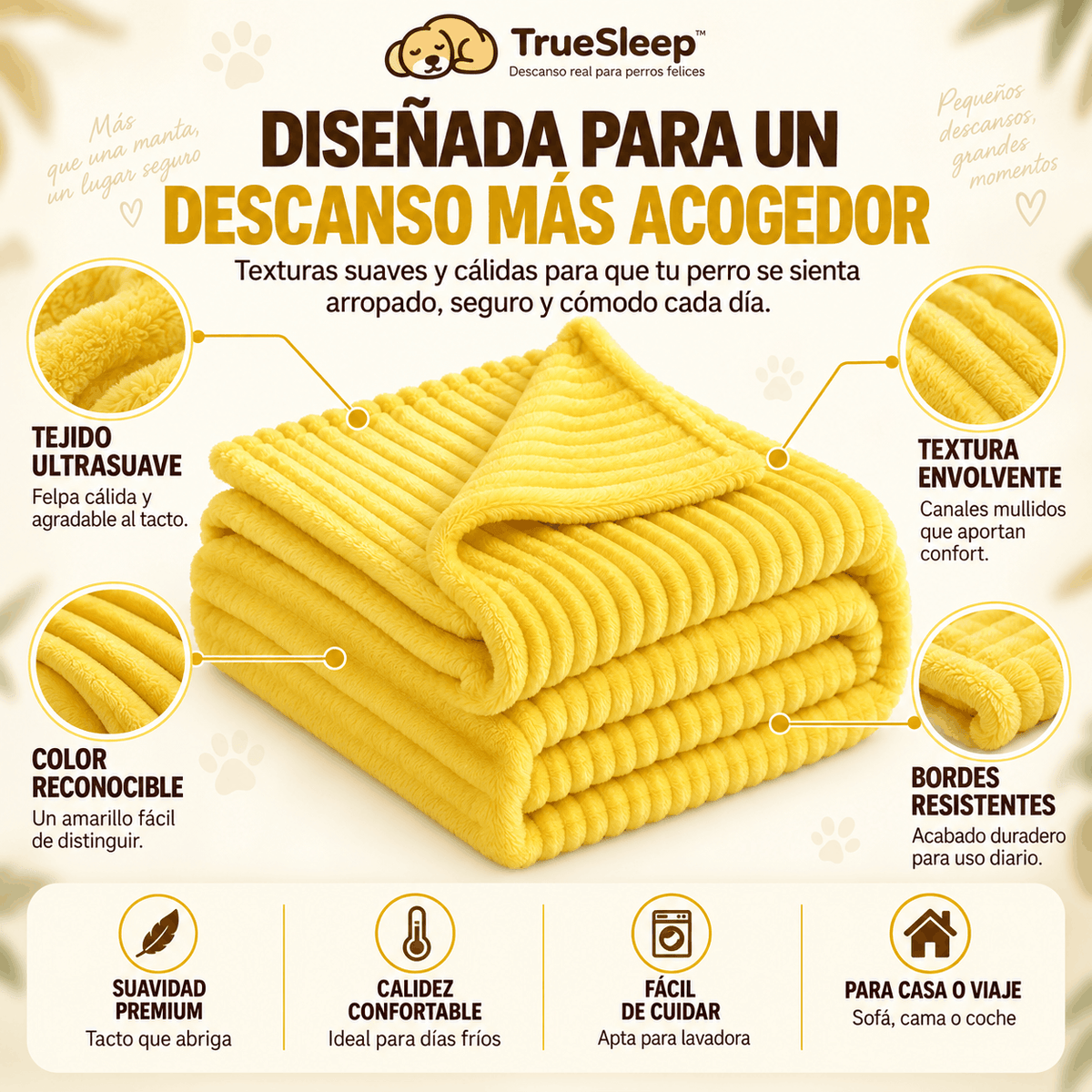 TrueSleep Manta Refugio™ | Su lugar Seguro, Esté Donde Esté