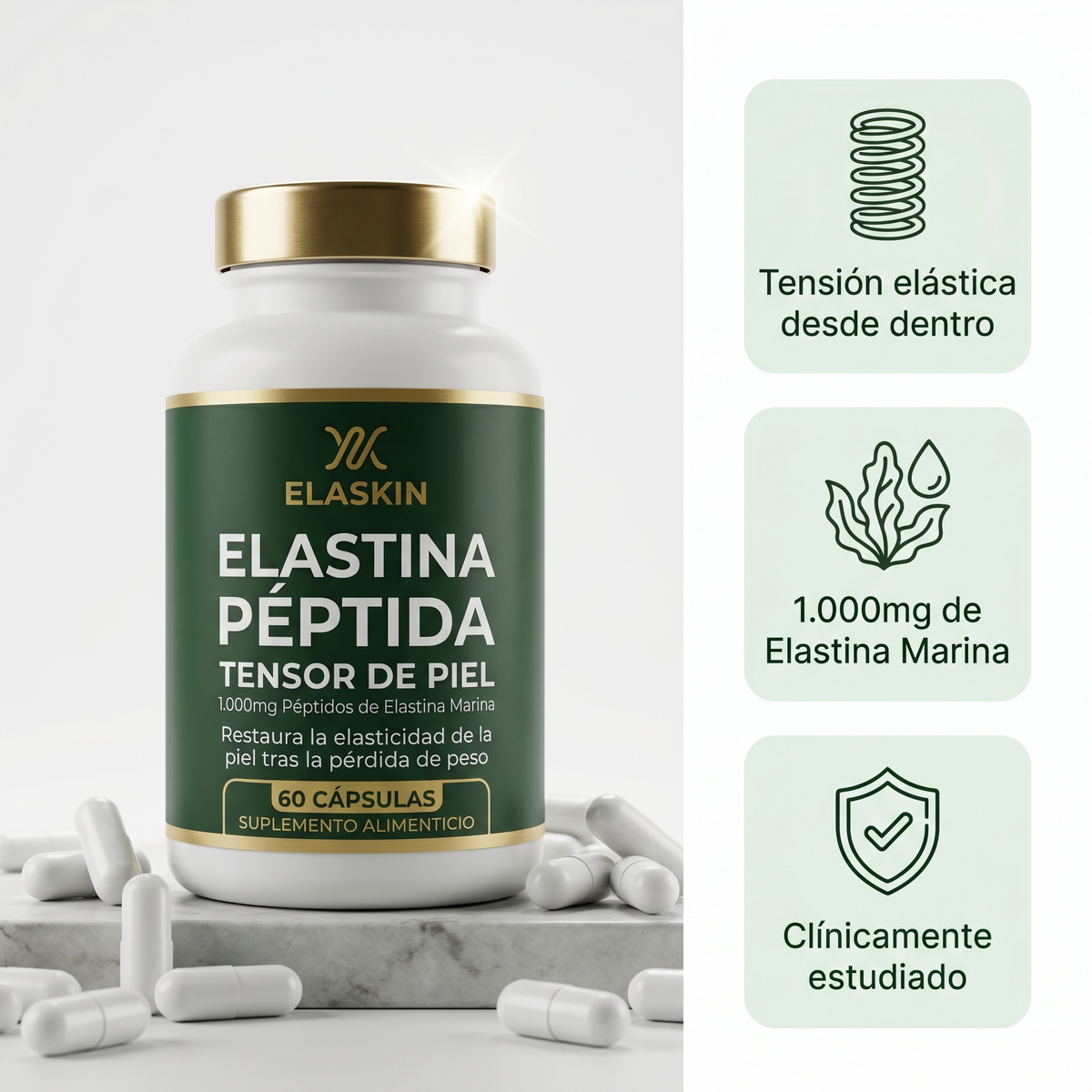ELASKIN | Elastina Marina | Tensor de Piel